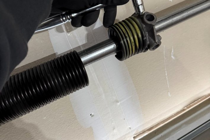 Garage door spring repair